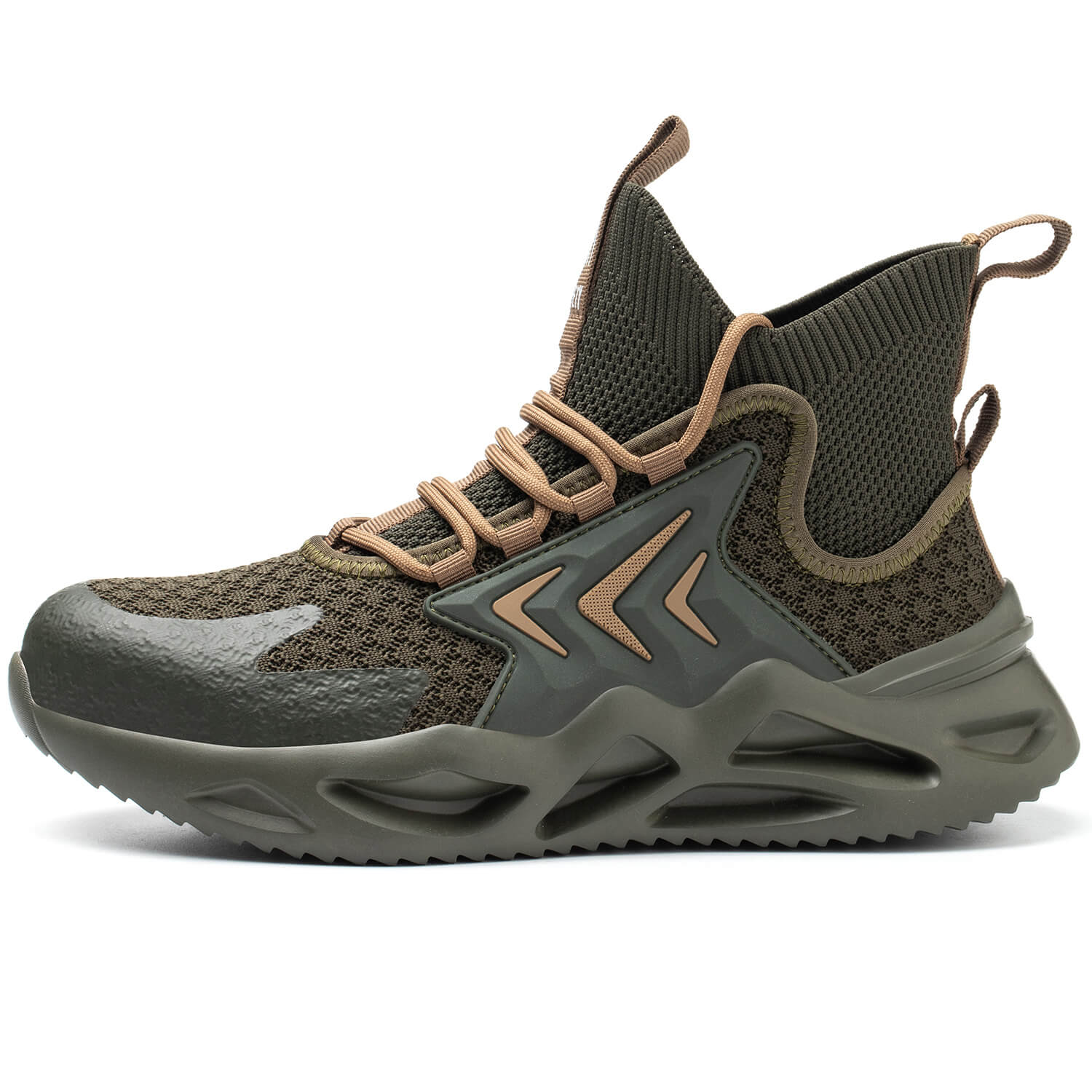 Maven Men's Steel Toe High Top Work Shoes